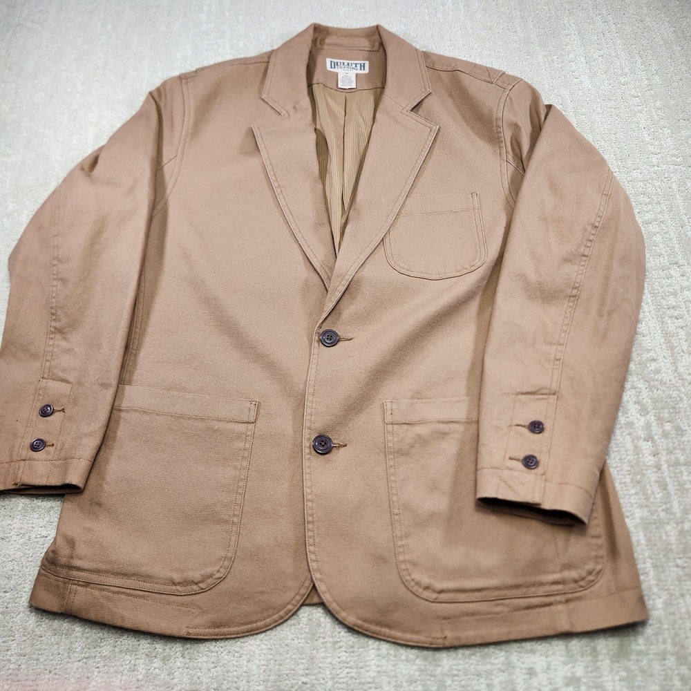 Duluth Blazer Men Medium Flex Firehose Presentation Stretch Canvas Sport‎ Coat